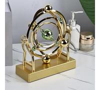 JDZYFFS Art Statue - Desktop Decoration Figurine Sculpture, Celestial Orbit Perpetual Motion Pendulum Statue, Perpetual Motion Machine Kinetic Art Sculptures, Astronomy Decor Toy