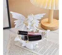 JDZYFFS Art Statue - Desktop Decoration Figurine Sculpture, Lovely Angel Resin Figurine With Horse Decorative Garden Sculpture, Indoor And Outdoor Home And Patio Decor Serene Centerpiece(C)