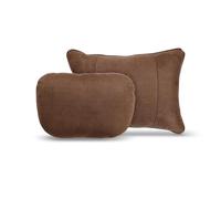 JDZYFFS Car Neck Support Pillow for Cupra Leon 2020-2026 | Ergonomic Car Neck Support and Lumbar Cushion Set with Adjustable Height Secure Hook Straps