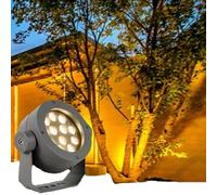 JDZYFFS LED Beam Spotlight, IP66 Waterproof Led Beam Lamp, Outdoor Led Projection Spot Lights, Rotating Landscape Lighting Tree Light(Green,12w)