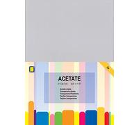 JE 5 x A4 Acetate Sheets, Multicolour
