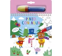 Je colorie avec de l'eau - L'hiver CAST 2025 (Je colorie avec de l'eau, 1)