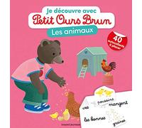 Je découvre les animaux avec Petit Ours Brun: Avec 40 autocollants à placer