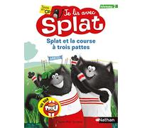 Je lis avec Splat : Splat et la course à trois pattes - Niveau 2