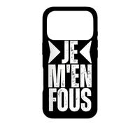 JE MEN FOUS Funny I Don't Care In French Language Dictionary Case for iPhone 17 Pro