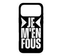 JE MEN FOUS Funny I Don't Care In French Language Dictionary Case for iPhone 17 Pro Max