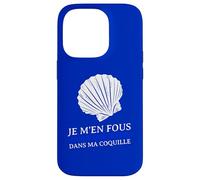 Je m'en fous parce que je suis dans ma coquille timide Case for iPhone 14 Pro