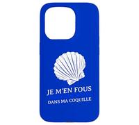 Je m'en fous parce que je suis dans ma coquille timide Case for iPhone 15 Pro