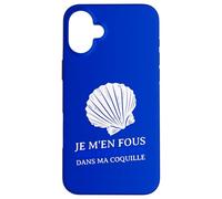 Je m'en fous parce que je suis dans ma coquille timide Case for iPhone 16 Plus