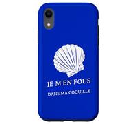 Je m'en fous parce que je suis dans ma coquille timide Case for iPhone XR