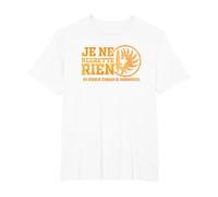 Je ne Regret Rien - Legion Etrangere T-Shirt, Men's Big and Tall, White, 2X Tall