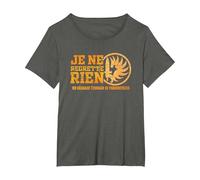 Je ne Regret Rien - Legion Etrangere T-Shirt, Women's Plus, Asphalt Grey, 1X