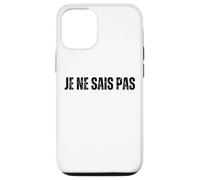 JE NE SAIS PAS : I Don't Know In French Language Dictionary Case for iPhone 12/12 Pro