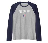 Je Ne Sais Pas - I Don't Know In French Language Teacher Raglan Baseball Tee