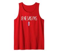 Je Ne Sais Pas - I Don't Know In French Language Teacher Tank Top