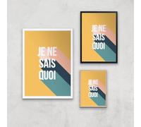 Je Ne Sais Quoi Giclée Art Print - A2 - White Frame