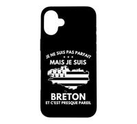 Je Ne Suis Pas Parfait Mais Je Suis Breton Bretagne Case for iPhone 16 Plus