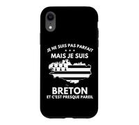 Je Ne Suis Pas Parfait Mais Je Suis Breton Bretagne Case for iPhone XR