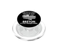 Je Ne Suis Pas Parfait Mais Je Suis Breton Bretagne PopSockets PopGrip for MagSafe