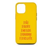Je râle je rouspète je me plains je ronchonne fais la tête Case for iPhone 12/12 Pro