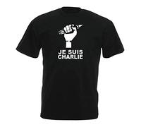 Je Suis Charlie Hebdo Mens Funny Men T Shirt Birthday Black