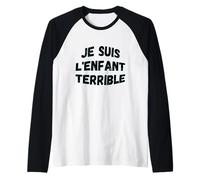 Je suis l'enfant terrible humorous wisdom Raglan Baseball Tee