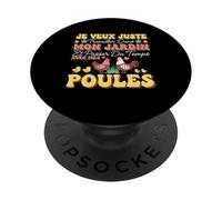 Je Veux Juste Travailler Dans Mon Jardin Et Passer Du Temps PopSockets Adhesive PopGrip