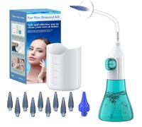 Jealaper Safe and Efficient Manual Ear Irrigation Flushing System, Ear Wax Removal Kit to Clean Build-Up Ear Waxes