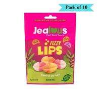 Jealous Sweets Fizzy Lips Grapefruit Peach - Pack of 10 (125g each)