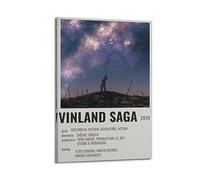 JEAM Vinland Saga Aesthetic Pictures Individual Room Decor Dorm Wall Decor Art Poster, Album Cover Picture Decor Poster 08x12inch(20x30cm) Frame-style