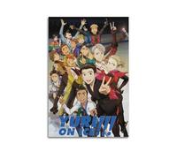 JEAM Yuri!!! on Ice Aesthetic Pictures Individual Room Decor Dorm Wall Decor Art Poster, Album Cover Picture Decor Poster 12x18inch(30x45cm) Unframe-style
