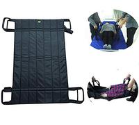 Jeamive Transfer Boards Belt Slide Patient Medical Lift Sling Transferring Turner Positioning Pad Hospital Bed Draw Sheets for Elderly Bariatric 4 Handles （Black）