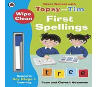 Jean Adamson Wipe-Clean First Spellings: Start School with Topsy & Tim Jean Adamson Multicolor