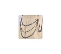 Jean Chains for Men Women Punk Hip Hop Pants Chain Gothic Black Cross Pant Chain Spider Web Spider Rivets Ghost Emo Accessories Halloween Cosplay Grunge Jewelry, Middle, Non-Precious Metal, No