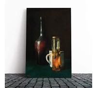 Jean Chardin Still Life (2) Canvas Print | Gallery Wrapped 30mm Frame Wall Art | 30x20 inches | Ready to Hang | Modern Still Life Picture | Living Room Bedroom Lounge Office
