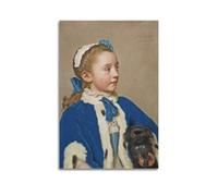 Jean Etienne Liotard Painter Masterpiece Poster Maria Frederike Van Reede-Athlone At Seven Canvas Wall Art Prints Photo Picture Paintings Room Decor Home Decorative 20x30inch(50x75cm)
