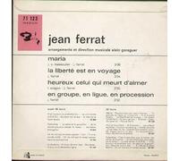 Jean Ferrat - Maria / La Liberté Est En Voyage / Heureux Celui .. [7-inch Record]