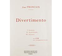 Jean Françaix: Divertimento pour cor: French Horn: Instrumental Work