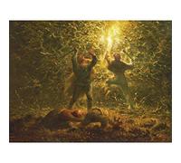 Jean Francois Millet French Birds Nesters Large Wall Art Print Canvas Premium Poster Mural