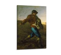 Jean Francois Millet Printed Posters The Sower Room Aesthetic Print Art Wall Painting Canvas Modern Bedroom Decor 16x24inch(40x60cm)