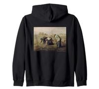 Jean-Francois Millet The Gleaners Zip Hoodie