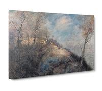 Jean Francois Raffaelli The Route Abandoned Canvas Print | Gallery Wrapped 30mm Frame Wall Art | 24x16 inches | Ready to Hang | Classic Picture | Living Room Bedroom Lounge Office