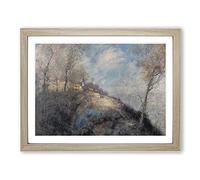 Jean Francois Raffaelli The Route Abandoned Classic Painting Framed Print | A3 Oak Framed Wall Art | Ready to Hang | Classic Historical Picture | Living Room Bedroom Lounge Office