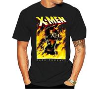 Jean Grey Dark Phoenix Tshirt Xmen Comics Men's T Shirt Retro Tee Shirt Black M