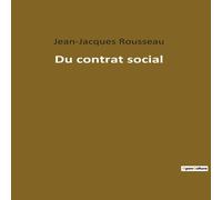 Jean-Jacques Rousseau Du contrat social Paperback Book Jean-Jacques Rousseau Multicolor