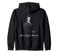 Jean-Jacques Rousseau Enlightenment Philosopher Zip Hoodie