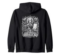 Jean Jacques Rousseau Return To the Nature Thought Zip Hoodie