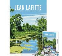 Jean Lafitte Nat Hist Park Jigsaw Puzzles 1000 Piece for Adults Enhance Focus for Better Performance Quiet Soothing Playtime Fun (38x26cm)