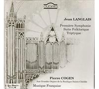 Jean Langlais - Oeuvres Pour Orgue; Premiere Symphonie, Suite Folklorique & Triptyque (played by Pierre Cogen)
