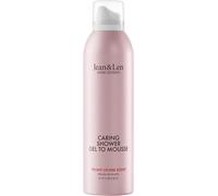 Jean&Len Caring Shower Gel to Mousse Peony & Lychee, with Almond, Jojoba and Ba